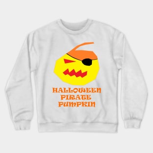 Halloween Pumpkin Pirate Crewneck Sweatshirt